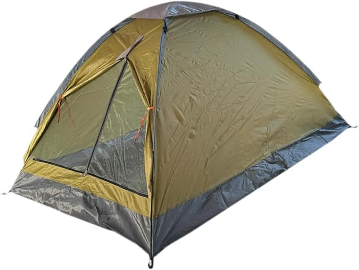 2 Person Camping Tent Foldable Accessories Dome Shade Easy to Set up Outdoor Tent for Hiking Trekking Backyard Garden Outdoor
