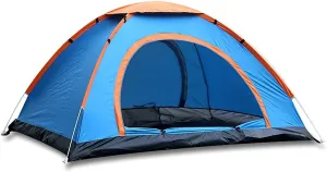 3-4 Persons Lightweight Tents, Instant Automatic Pop Up Camping Tent, Windproof UV Protection, for Outdoor Traveling Hiking Beach Fishing