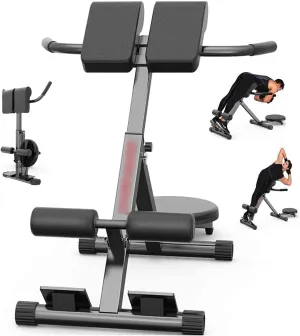 Adjustable Weight Bench,Dumbbell Bench Folding Dumbbell Flying Bird Fitness Chair,Roman Chair for Home with Twist Waist Plate Home Foldable Waist Fitness Equipment