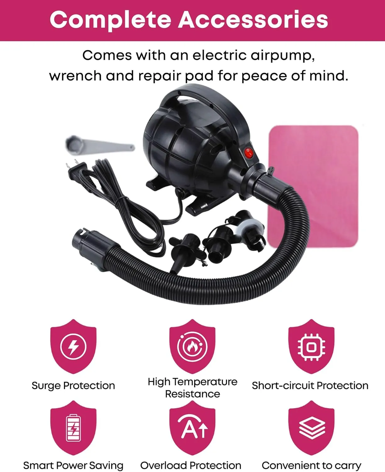 Air Barrel - Air Roller Gymnastics Barrel for Back Handspring Trainer, Air Track Tumble Mat with Pump for Gym Training/Yoga Balance Exercise/Cheerleading/Home and Outdoor Use
