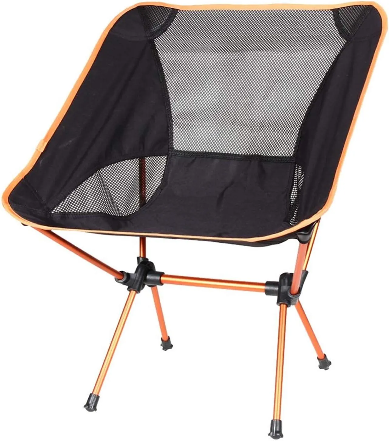 AISHANBAIHUODIAN Folding Fishing Chair Backrest Beach Chairs Lightweight Camping Hiking Seat Garden Ultralight Office Home Furniture BBQ Stool (Color : Bearing 105 kg)
