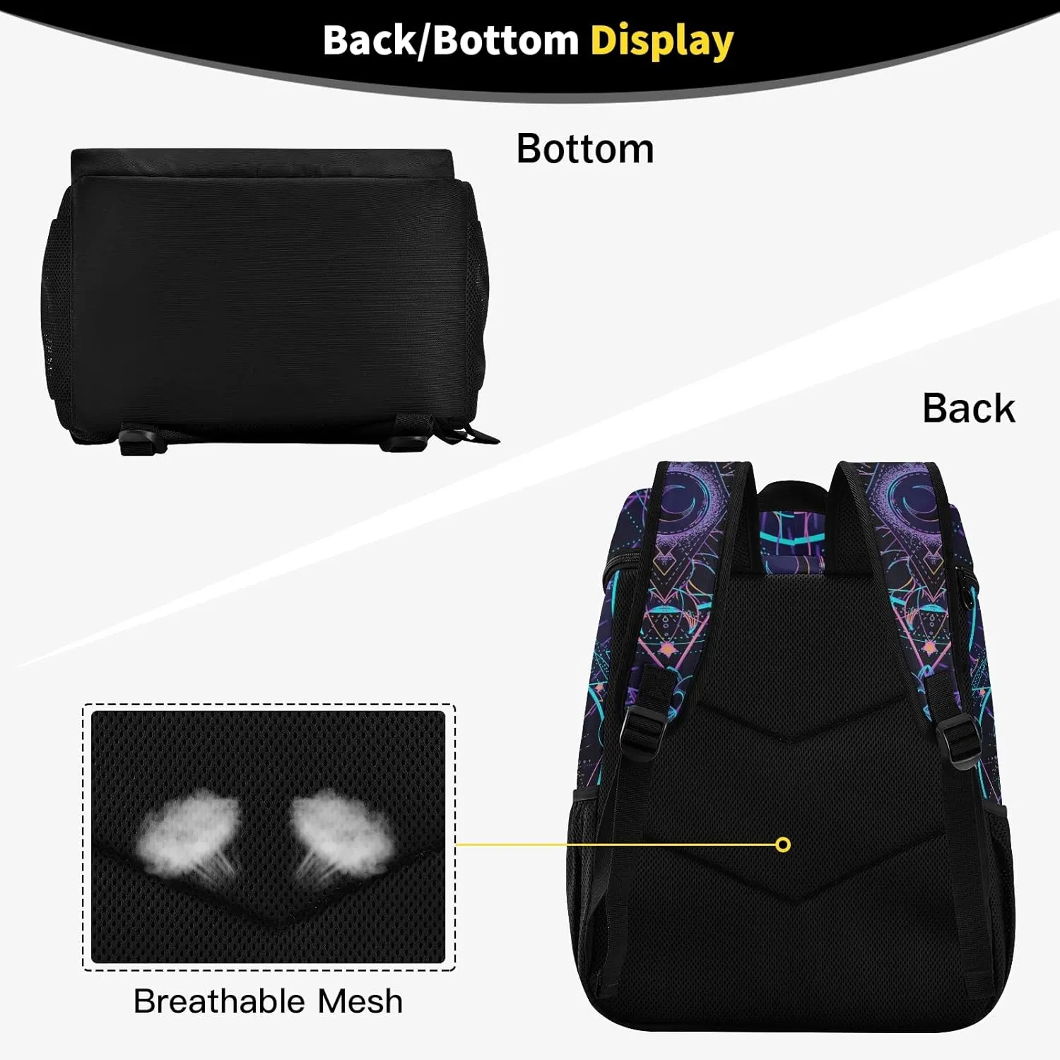 ALAZA Cooler Backpack Reusable Insulated Lunch Bag with Adjustable Shoulder Strap for Women Men Picnic Work College Hiking Camping Office Beach