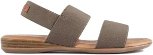 Andre Assous Women's Nigella Featherweight Flat Sandal, Taupe, 8