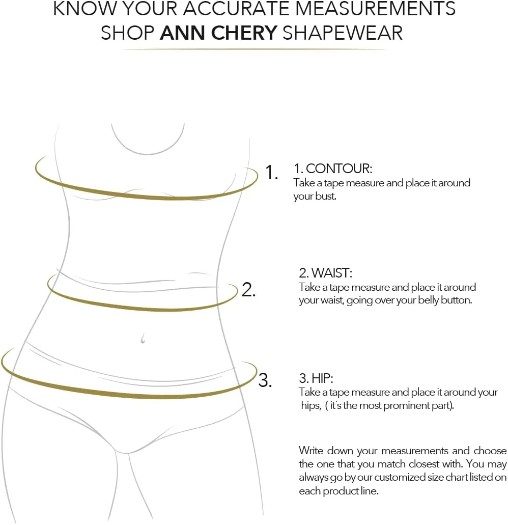 Ann Chery 2028 Corset Waist Trainer for Women | Colombian Semi Vest Cincher with Adjustable Straps | 3 Hook Latex Shaper