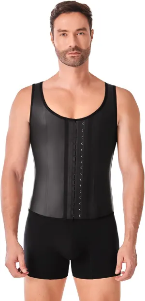 Ann Chery 2033 Men's Latex Girdle Vest|High Compression, Abdominal Control for a Defined Sculpted Silhouette| Men’s Shapewear