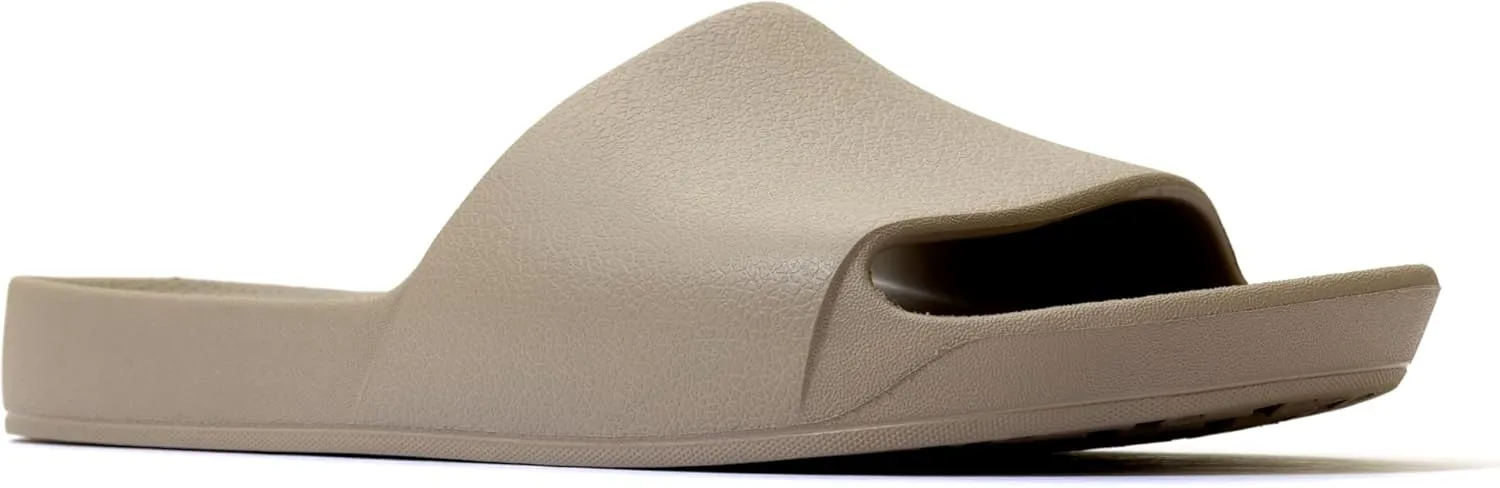 Archies Arch Support Slides – Orthotic Recovery Sandals for Plantar Fasciitis Relief, Foot Pain & Heel Pain – Lightweight, Cushioned, Shock-Absorbing Slides for Walking, Standing, and All-Day Comfort