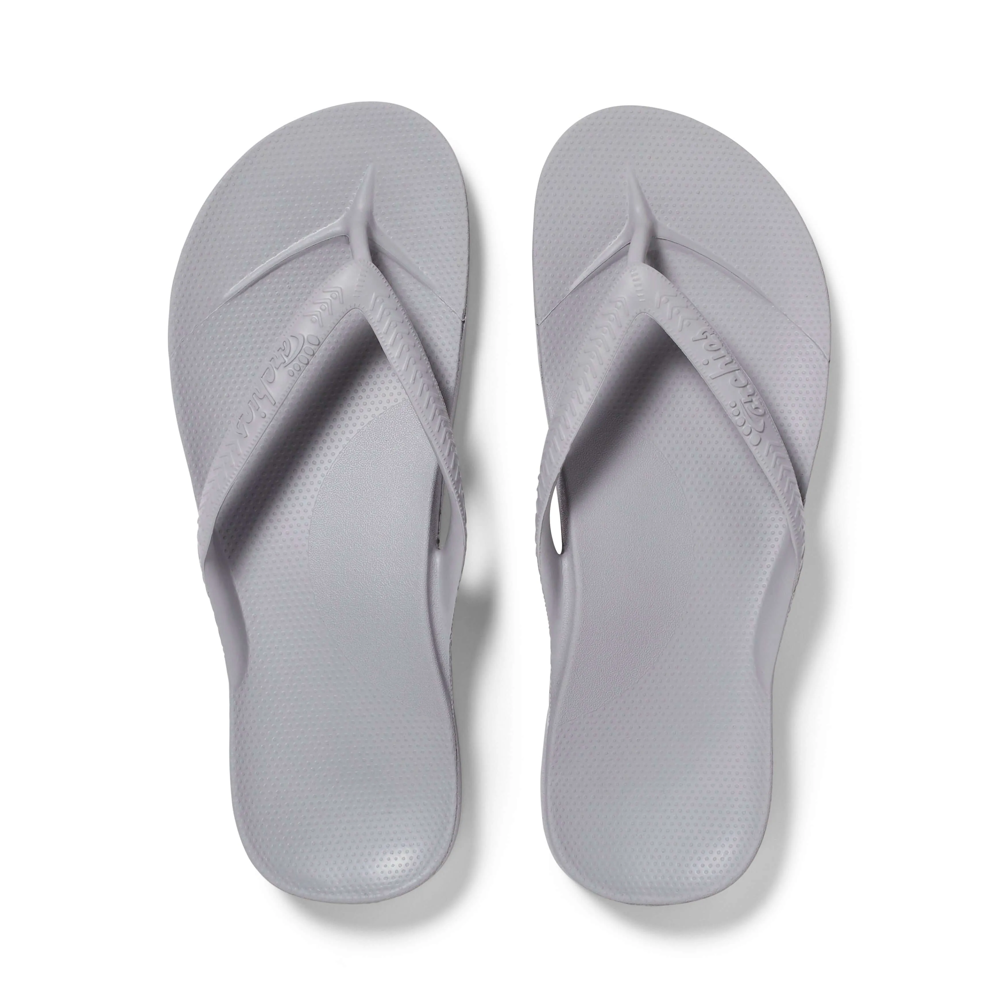 Archies Arch Support Thongs Grey