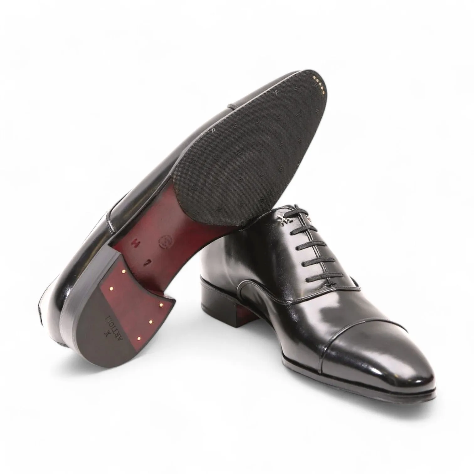 Artioli Gaspare Men's Luxury Italian Shoes Calf-Skin Leather Oxford (ART1088)