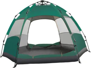 Automatic Camping Tent Traveling Tent Ventilated Oxford Cloth Quick Assemble Up Rainproof for Trekking Mountain Climbing