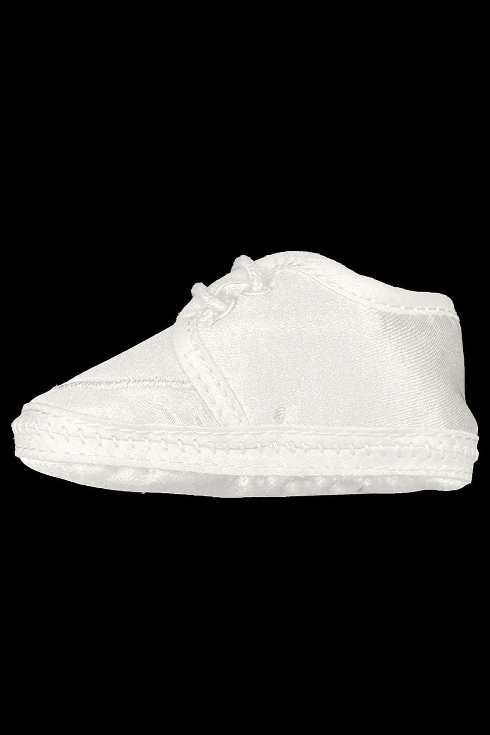 Baby Boy Satin Bootie Perfect for a Christening Baptism or Any Special Occasion