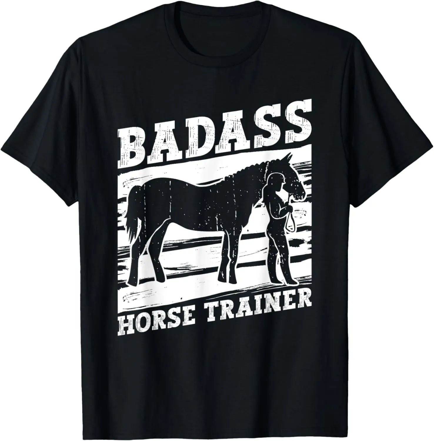 Badass Horse Trainer - Horse Trainer Horseback Equestrian T-Shirt