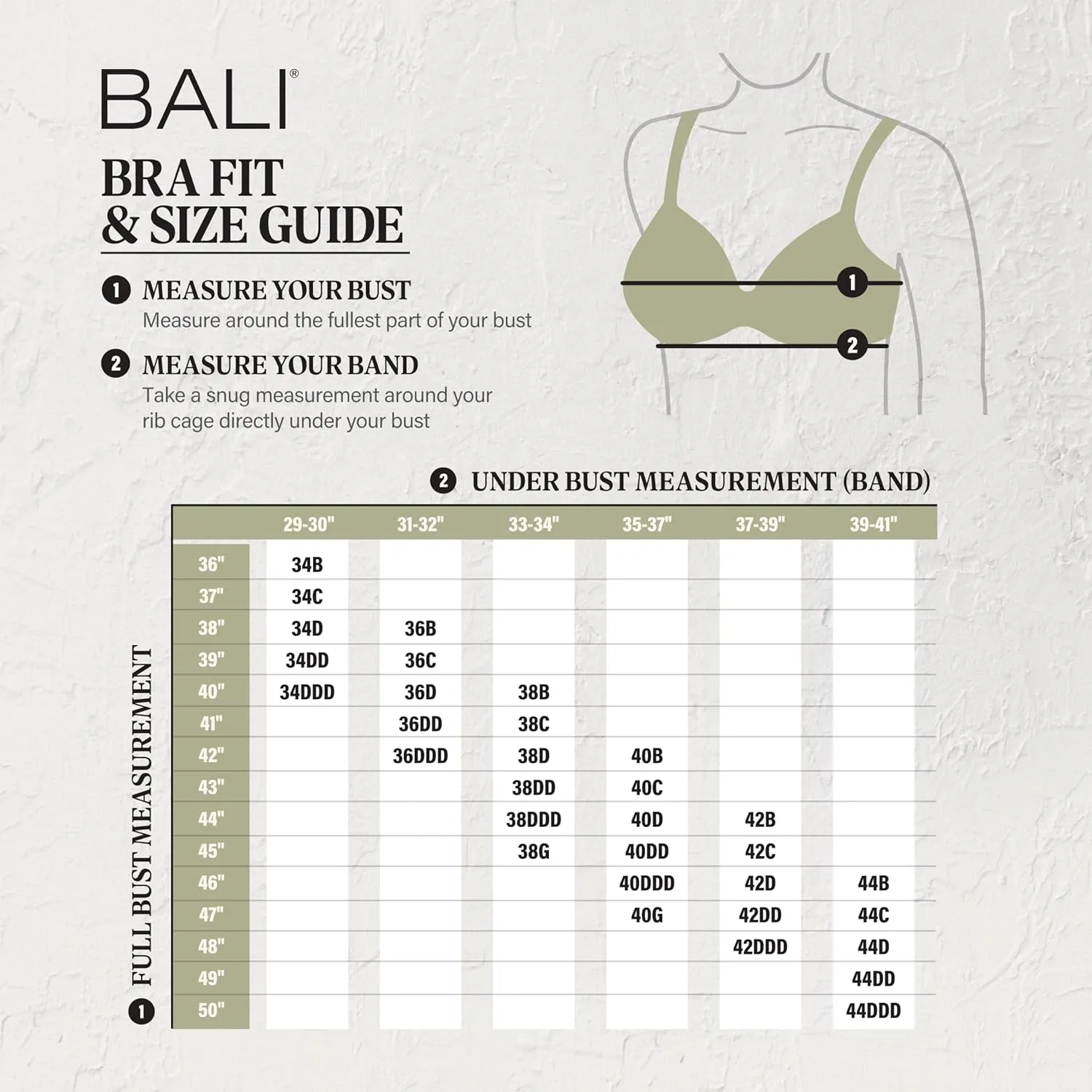 Bali Women's One U Underwire, Smoothing & Concealing Full-Coverage Bra, Df3w11