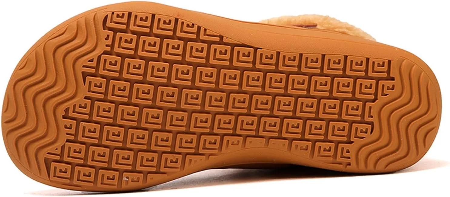 Barefoot Shoes Kids Boys Girls Trail Running Shoes Minimalist Zero Drop Sole Cotton Boots Fur Lined Hiking Walking Shoes (Little Kid/Big Kid)