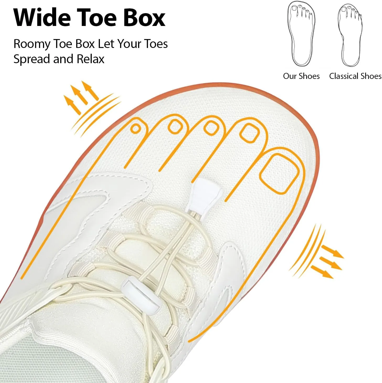 Barefoot Shoes Mens Womens Minimalist Cross-Trainer Shoes Wide Toe Box Zero Drop Sole Trail Running Walking Sneakers Grounded Footwear