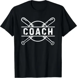 Baseball Coach Trainer Funny Vintage T-Shirt