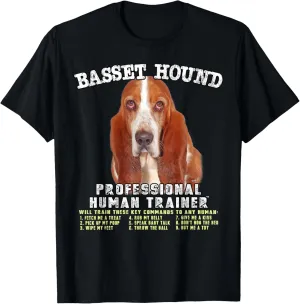 Basset Hound Professional Human Trainer T-Shirt