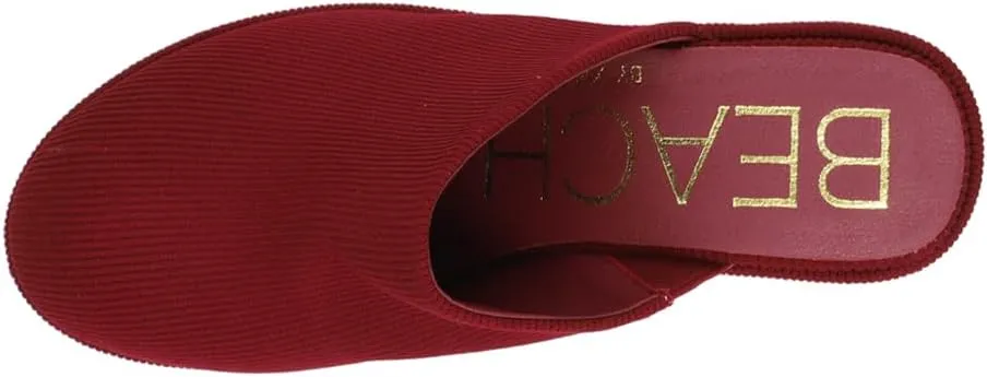 BEACH by Matisse Womens Jayde Platform Mule Clogs Casual - Red