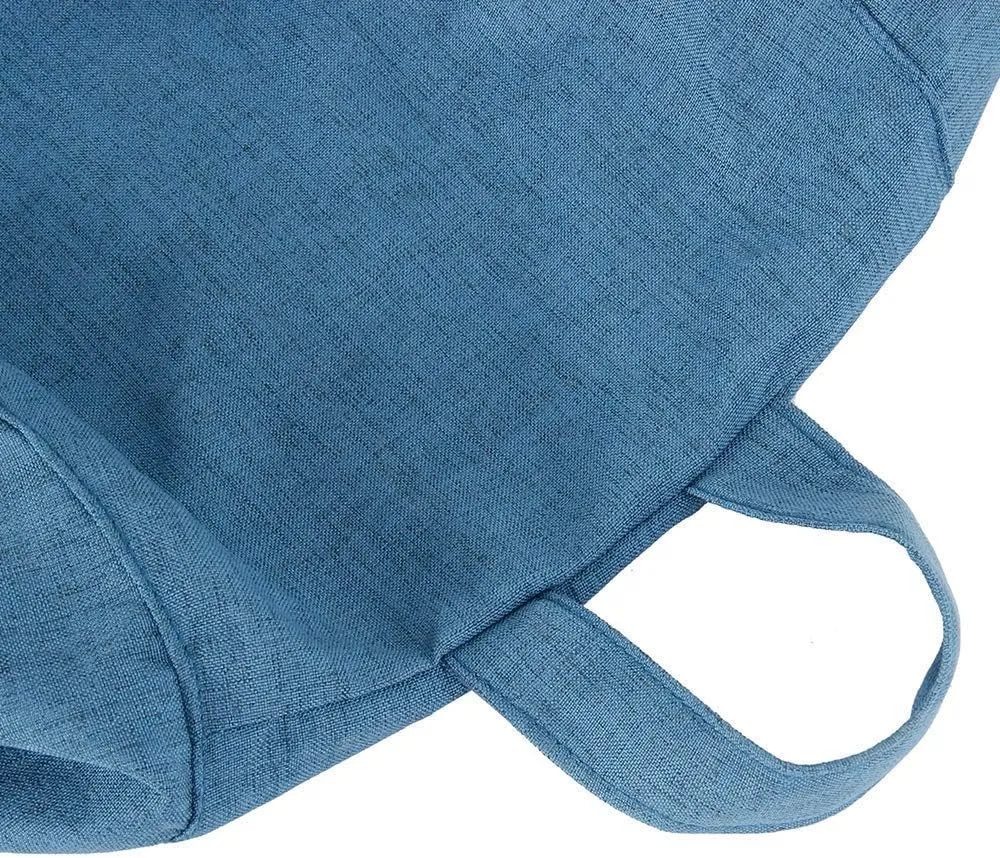 Bean Bag Chair Sofa Cover(No Filler), Lazy Lounger High Back Large Bean Bag Storage Chair Cover Sack for Adults and Kids Without Filling (Blue, XL)