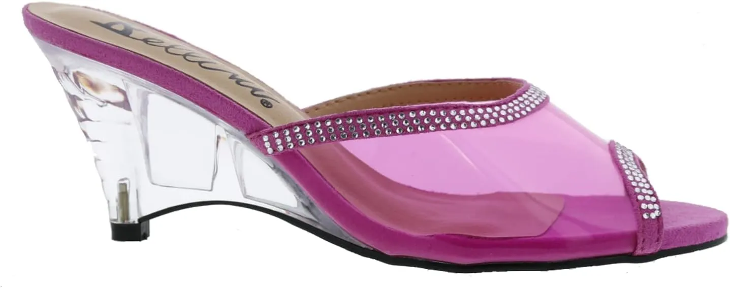Bellini Iris Women's Sparkle Peep Toe Mule