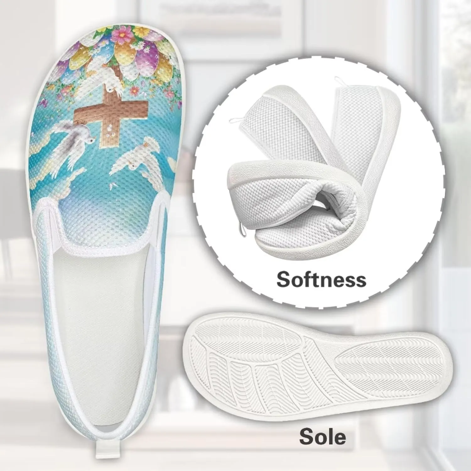 Binienty Women Laofers Shoes Comfort Casual Slip On Walking Shoes Dress Shoes Flat Work Shoe