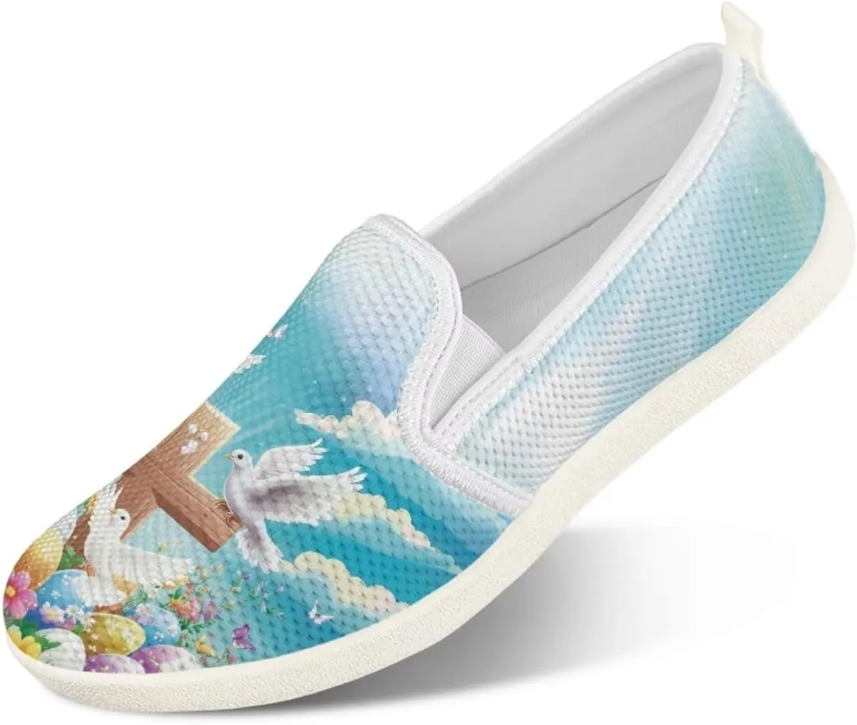Binienty Women Laofers Shoes Comfort Casual Slip On Walking Shoes Dress Shoes Flat Work Shoe