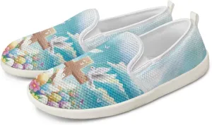 Binienty Women Laofers Shoes Comfort Casual Slip On Walking Shoes Dress Shoes Flat Work Shoe