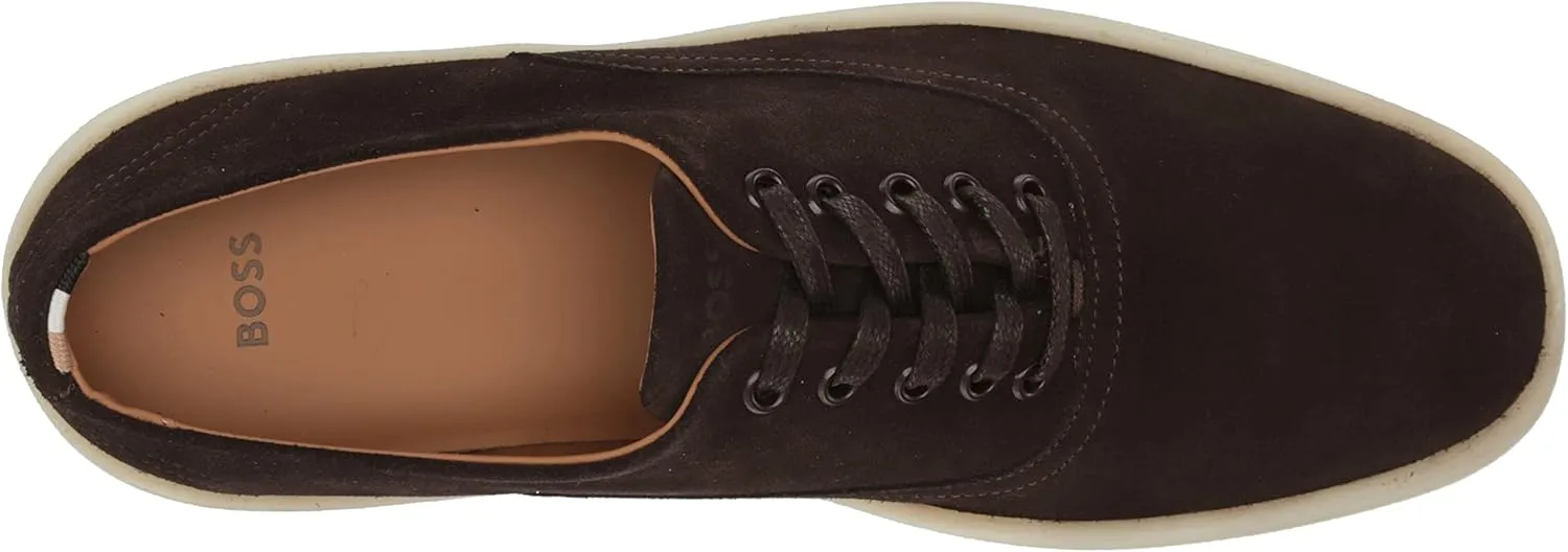 BOSS Men's Clay Suede Dress Sneakers