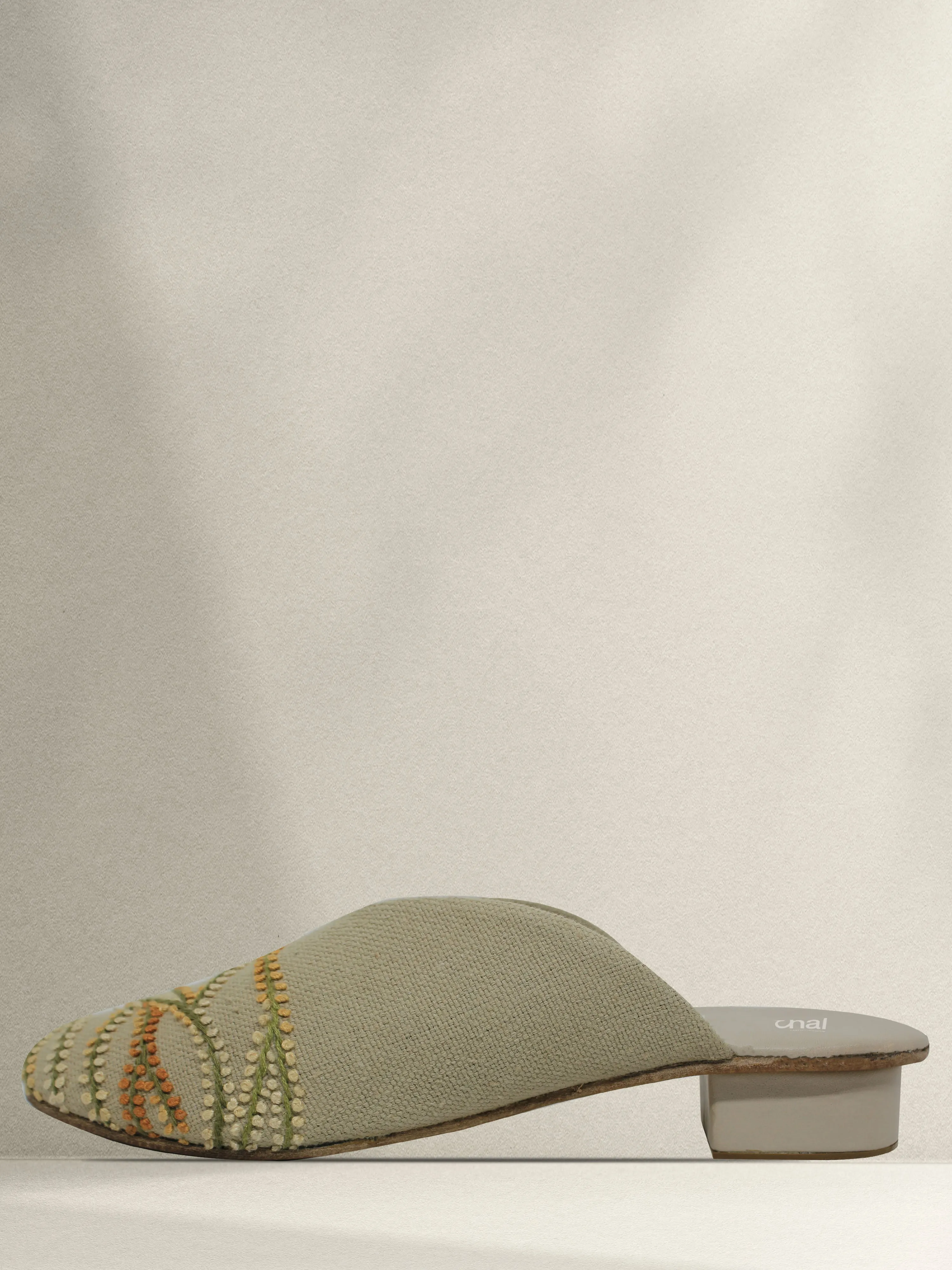 Bougainvillea Beige Mule