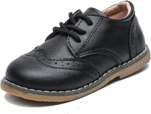 Boys School Uniform Dress Shoes Casual Oxford Flats Toddler Girl Dress Shoes
