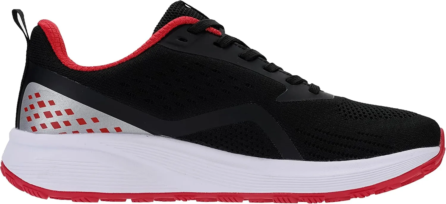 BRONAX Men's Wide Cushioned Supportive Road Running Shoes | Wide Toe Box | Rubber Outsole