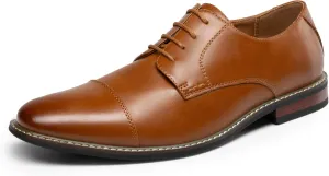 Bruno Marc Men's Prince Classic Modern Formal Oxford Lace Up Dress Shoes