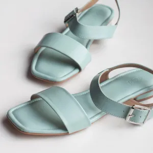 CALM Powder Blue Flat Sandals