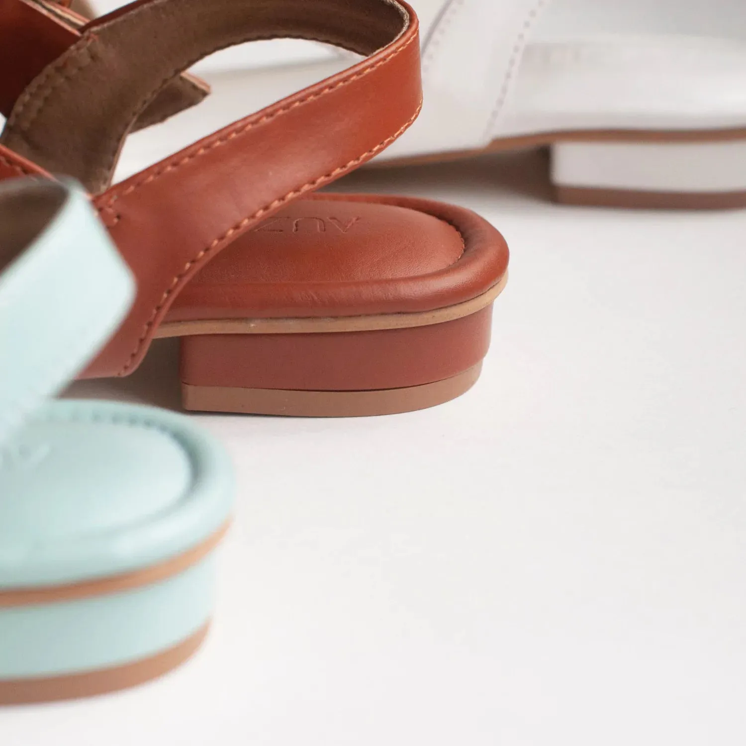 CALM Powder Blue Flat Sandals