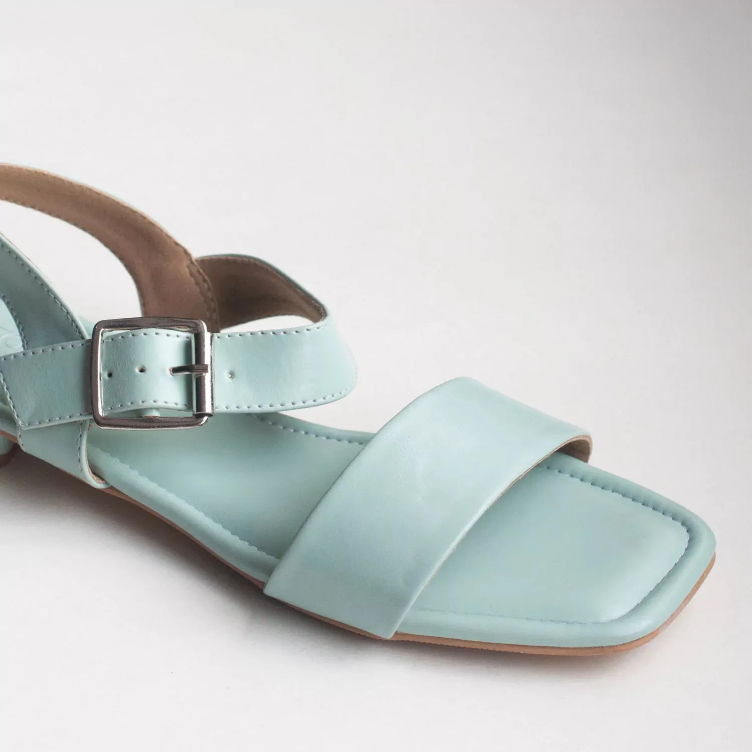 CALM Powder Blue Flat Sandals
