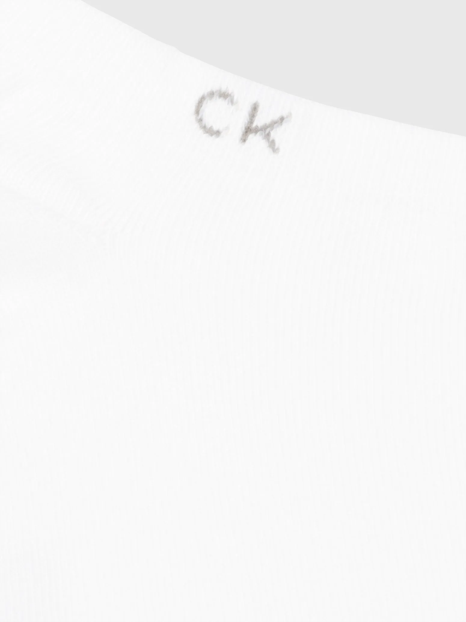 Calvin Klein 2 Pack Mens Ankle Trainer Socks White
