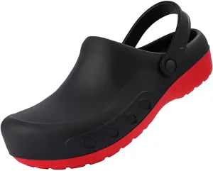 CERYTHRINA Men's Slip Resistant Work Clogs | Chef Clogs | Work Shoes