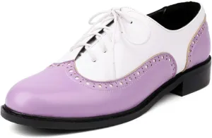Ciuyurra Women Classic Lace up Oxford Shoes
