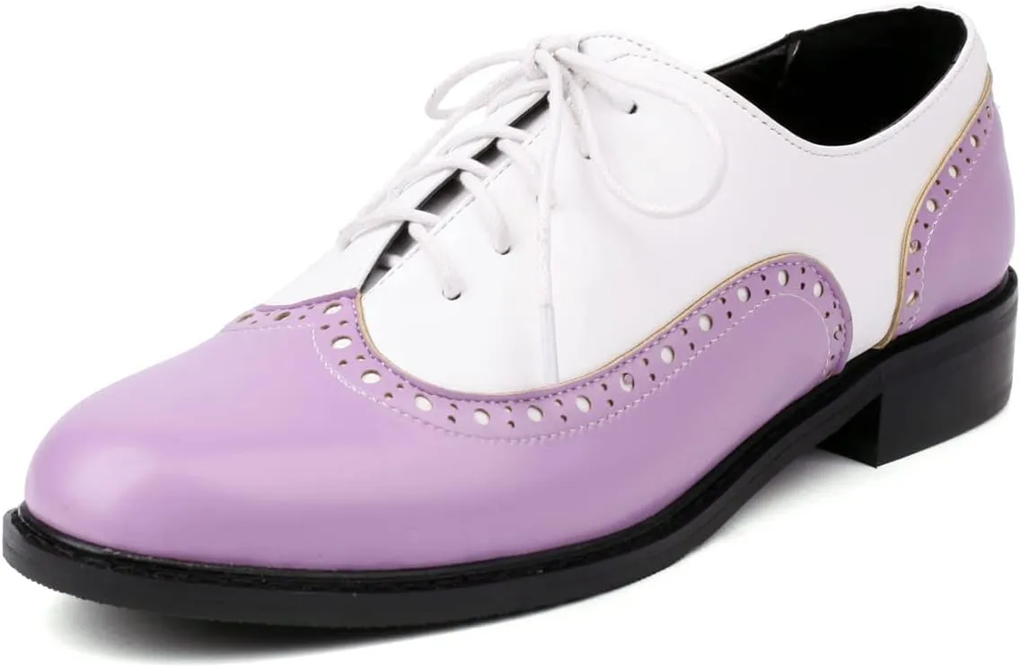 Ciuyurra Women Classic Lace up Oxford Shoes