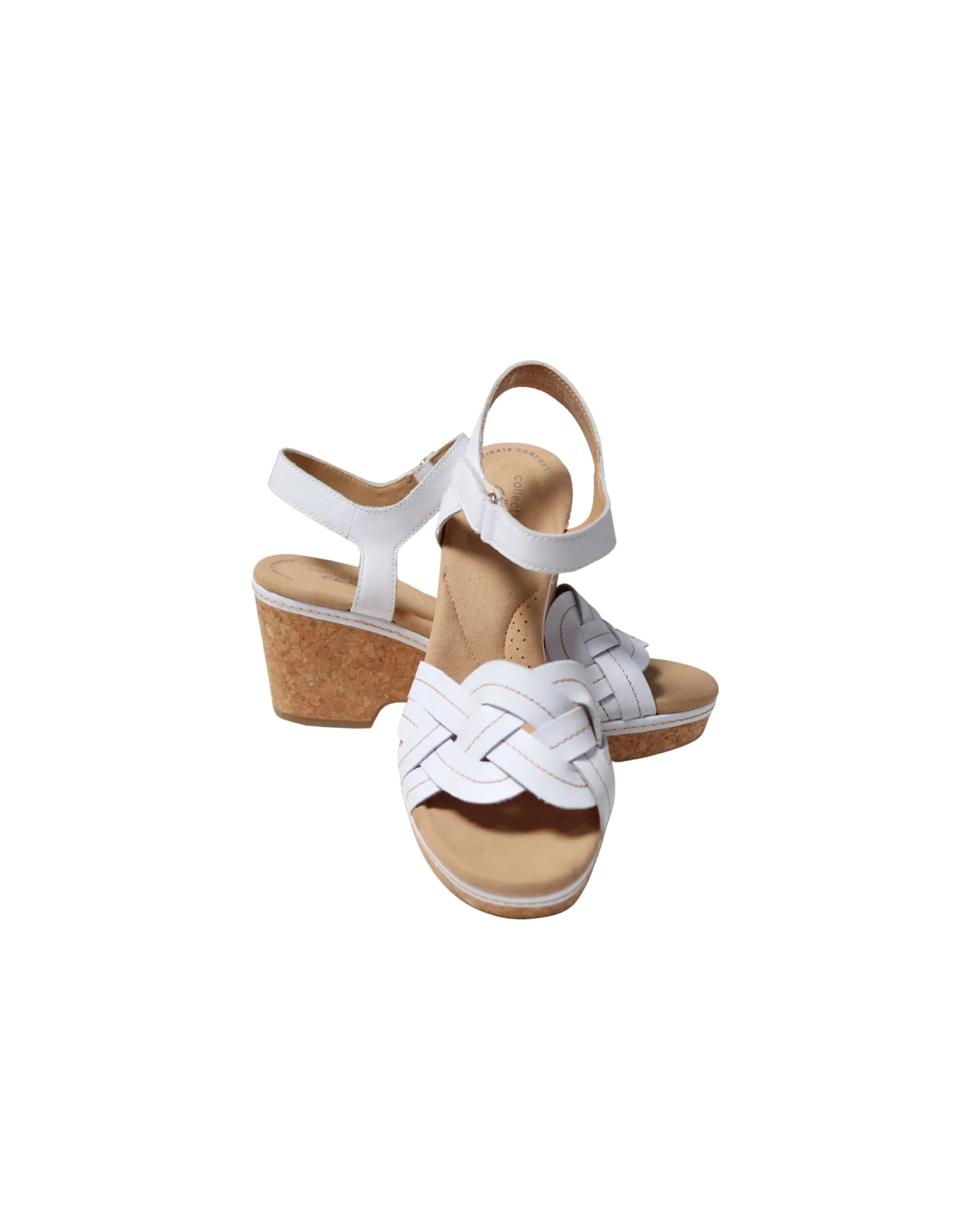 CLARKS Women Woven Wedge Heels