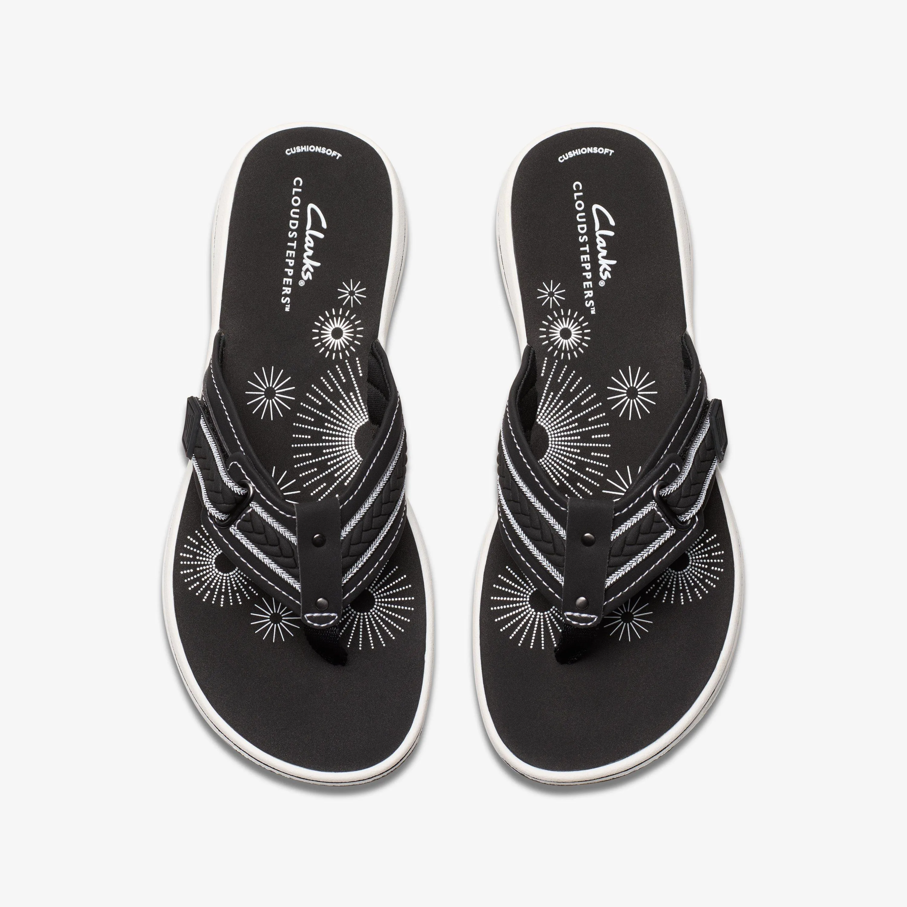 Clarks Women's Breezey Sun H Black 26182348