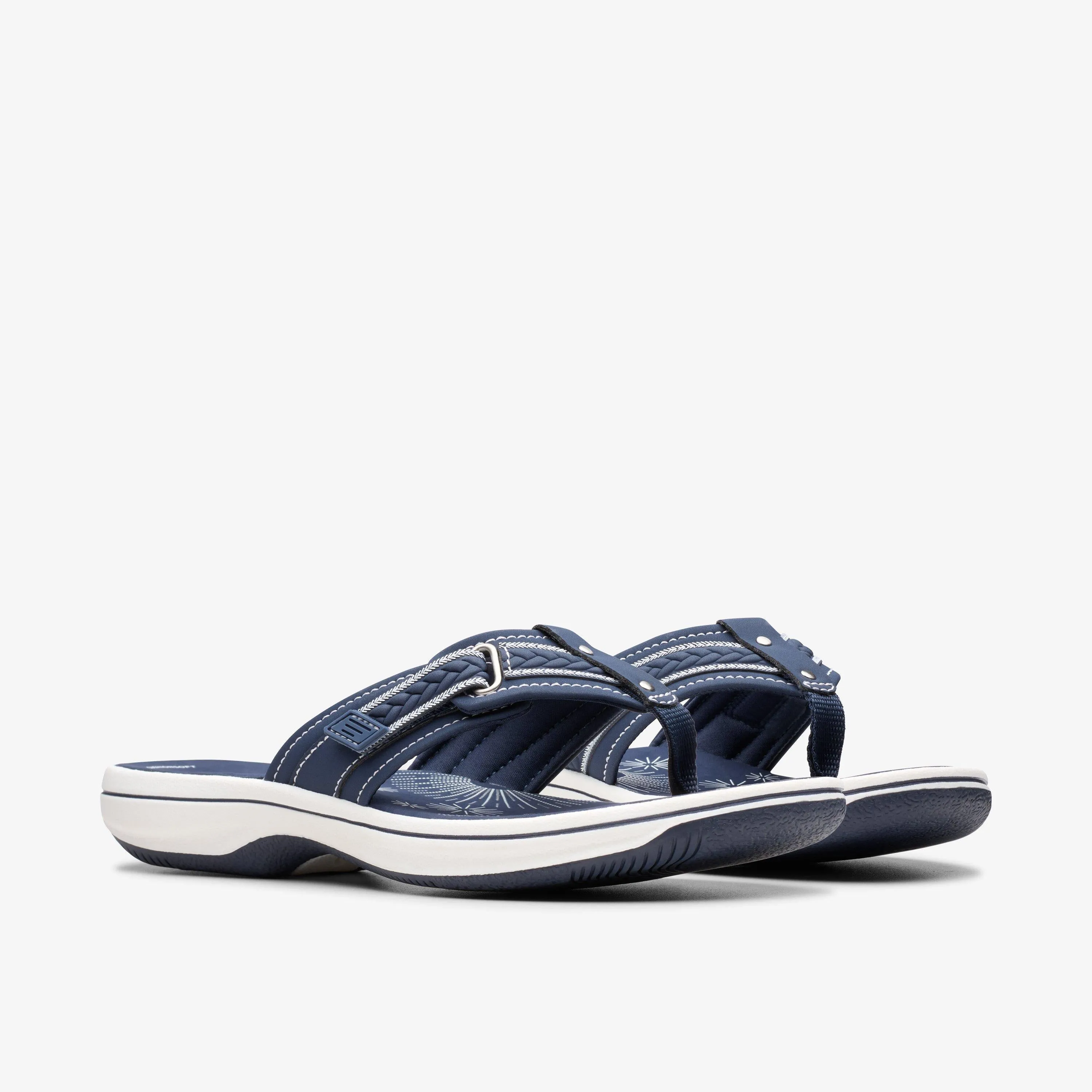 Clarks Women's Breezey Sun H Navy 26182352
