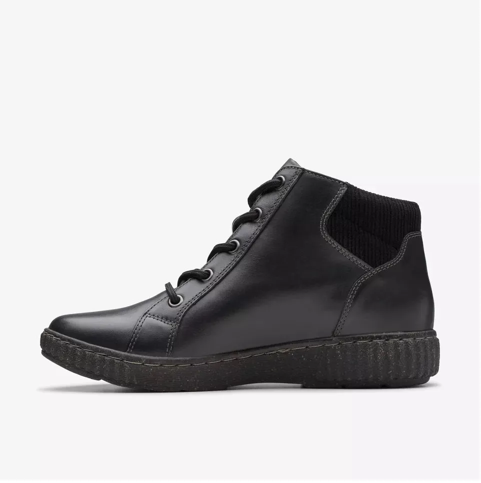 Clarks Women's Caroline Park Black Combi Leather 26179524
