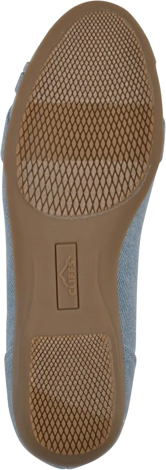 CLIFFS BY WHITE MOUNTAIN Women's Calming Cushioned Ballet Flat