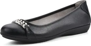 CLIFFS BY WHITE MOUNTAIN Women's Charmed Cushioned Ballet Flat