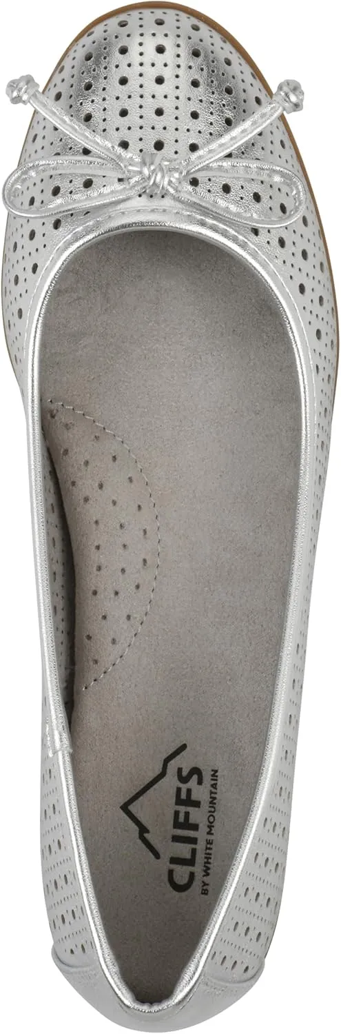 CLIFFS BY WHITE MOUNTAIN Women's Cheryl Cushioned Ballet Flat