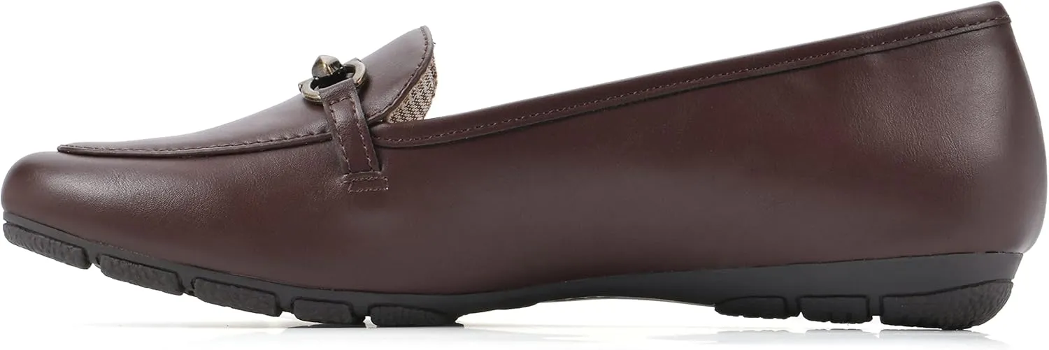 CLIFFS BY WHITE MOUNTAIN Women's Glowing Cushioned Loafer Flat