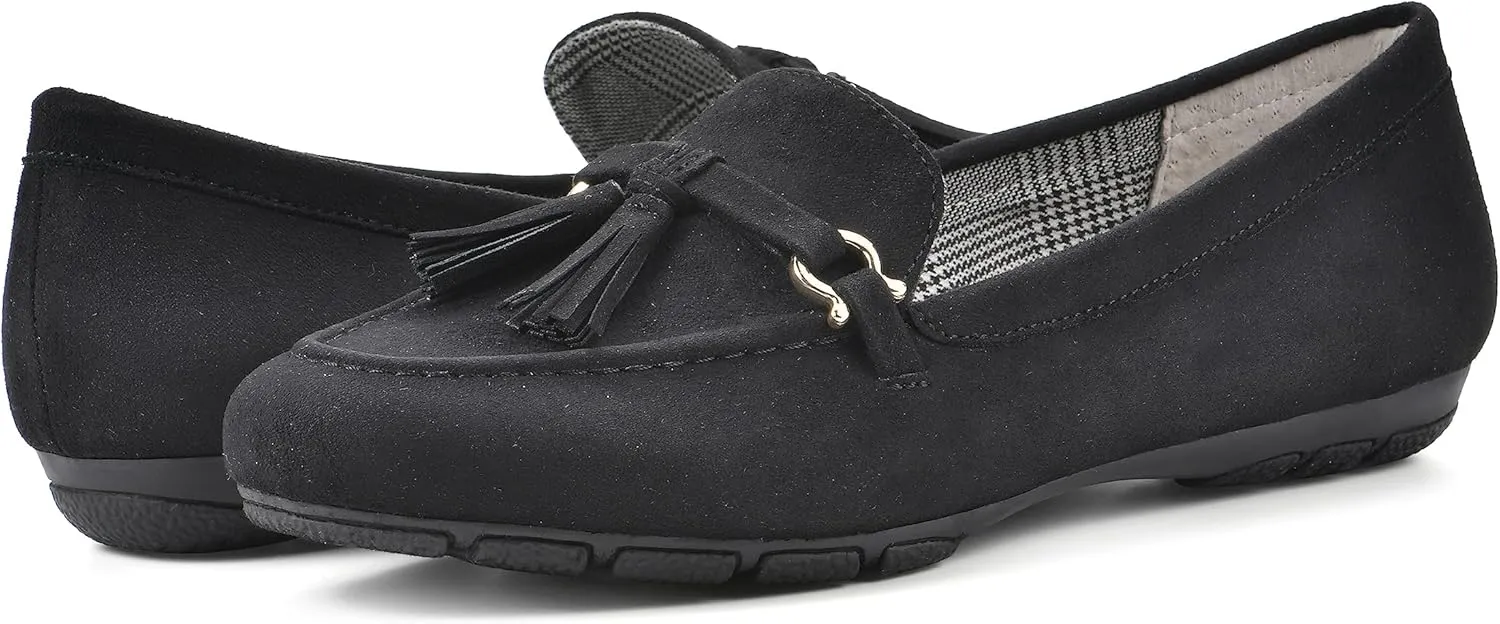 CLIFFS BY WHITE MOUNTAIN Women's Gush Cushioned Driving Moccasin Loafer Flat