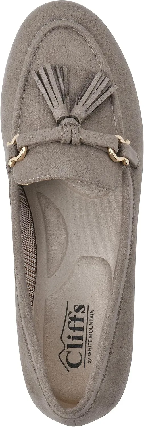 CLIFFS BY WHITE MOUNTAIN Women's Gush Cushioned Driving Moccasin Loafer Flat