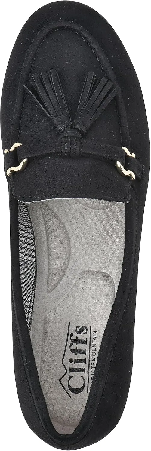 CLIFFS BY WHITE MOUNTAIN Women's Gush Cushioned Driving Moccasin Loafer Flat