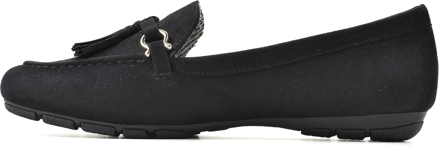 CLIFFS BY WHITE MOUNTAIN Women's Gush Cushioned Driving Moccasin Loafer Flat